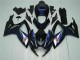 Schwarz Blau Suzuki GSXR 600 / 750 K6 06-07 Motorrad Verkleidung