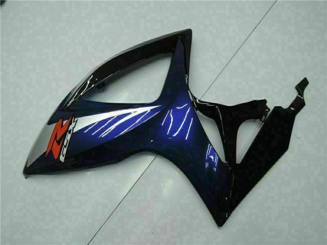 Schwarz Blau Suzuki GSXR 600 / 750 K6 06-07 Motorrad Vollverkleidung Schwarz Blau Suzuki GSXR 600 / 750 K6 06-07 Motorrad Vollverkleidung