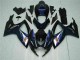 Schwarz Blau Suzuki GSXR 600 / 750 K6 06-07 Motorrad Vollverkleidung Schwarz Blau Suzuki GSXR 600 / 750 K6 06-07 Motorrad Vollverkleidung