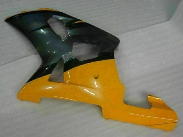 Schwarz Gelb Suzuki GSXR 600 / 750 K1 K2 K3 01-03 Motorrad Verkleidungen Schwarz Gelb Suzuki GSXR 600 / 750 K1 K2 K3 01-03 Motorrad Verkleidungen