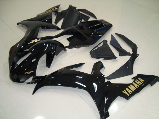 Schwarz Gold Yamaha R1 02-03 Motorrad Verkleidungen