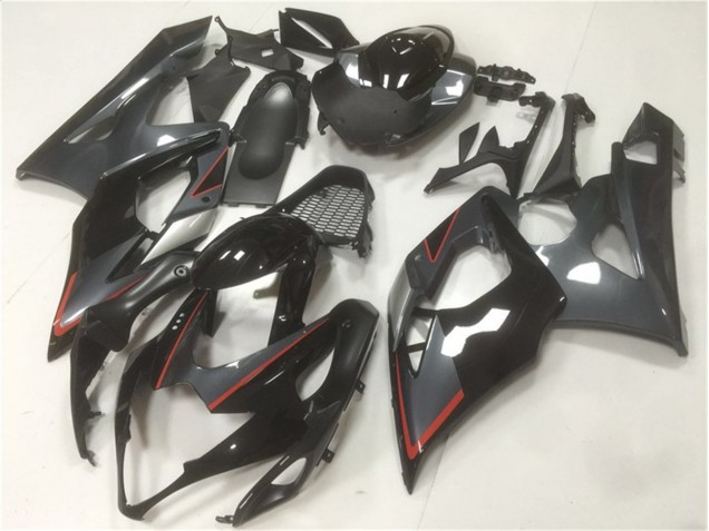 Schwarz Grau Suzuki GSXR 1000 K5 05-06 Motorrad Verkleidungen Schwarz Grau Suzuki GSXR 1000 K5 05-06 Motorrad Verkleidungen