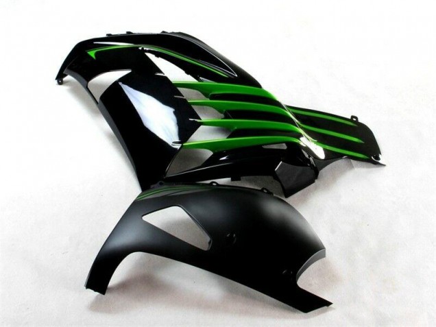 Schwarz Grün Kawasaki ZX14R ZZR 1400 12-21 Motorrad Verkleidungen Schwarz Grün Kawasaki ZX14R ZZR 1400 12-21 Motorrad Verkleidungen