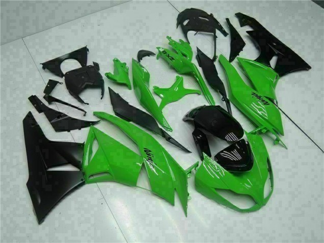 Schwarz Grün Kawasaki ZX6R 09-12 Motorrad Verkleidungen & Plastik