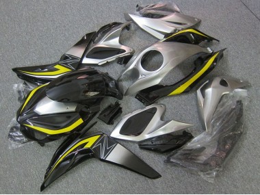 Schwarz Kawasaki Z1000 07-09 Motorrad Verkleidungen