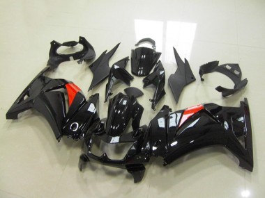Schwarz Kawasaki ZX 250R 08-12 Motorrad Verkleidungen