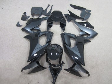 Schwarz Kawasaki ZX10R 08-10 Motorrad Verkleidungen