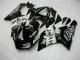 Schwarz Kawasaki ZX6R 05-06 Motorrad Verkleidungen Komplett Sets