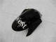Schwarz Kawasaki ZX6R 05-06 Motorrad Verkleidungen Komplett Sets
