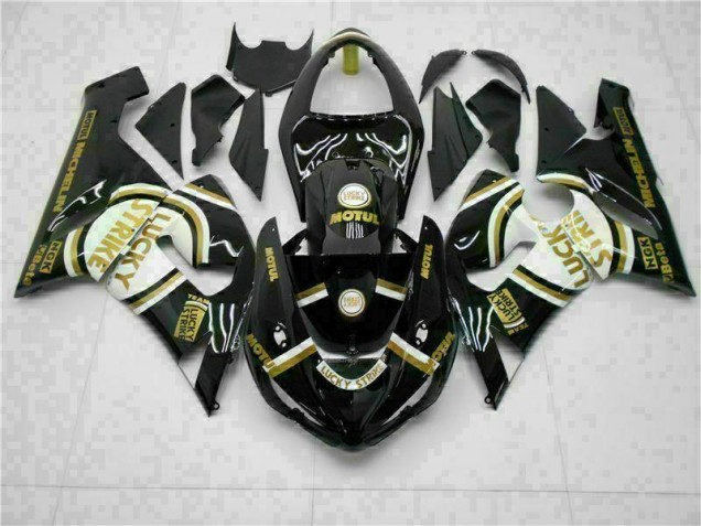 Schwarz Kawasaki ZX6R 05-06 Motorrad Verkleidungen & Plastik