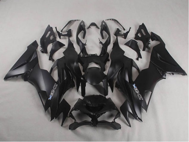 Schwarz Kawasaki ZX6R 19-23 Motorrad Verkleidungen