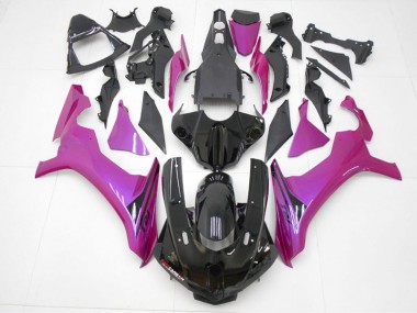Schwarz Lila Rot Yamaha R1 15-19 Motorrad Verkleidungen