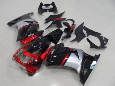 Schwarz Orange Kawasaki ZX 250R 08-12 Motorrad Verkleidungen