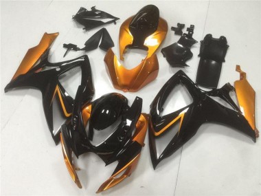 Schwarz Orange Suzuki GSXR 600 / 750 K6 06-07 Motorrad Verkleidung