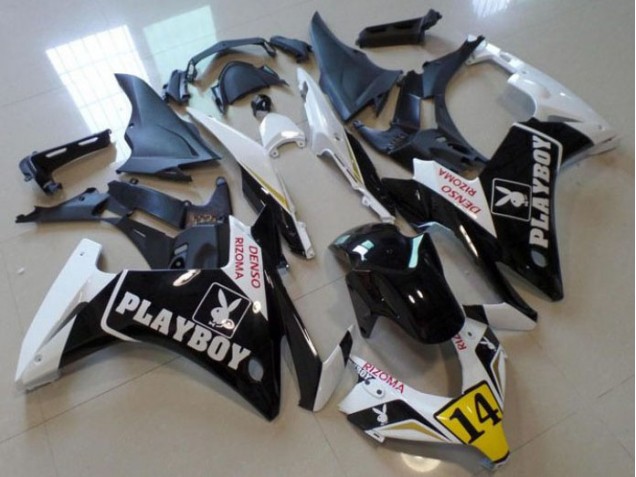 Schwarz Playboy 14 Honda CBR 500 RR 13-15 Motorrad Verkleidungen Schwarz Playboy 14 Honda CBR 500 RR 13-15 Motorrad Verkleidungen