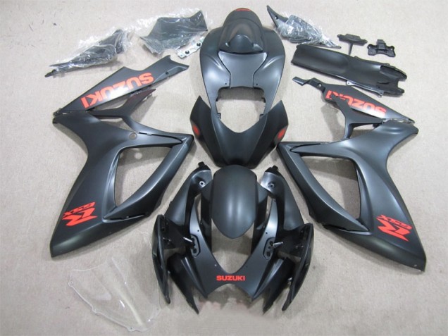 Schwarz Rot Aufkleber Suzuki GSXR 600 K6 06-07 Motorrad Verkleidungen Schwarz Rot Aufkleber Suzuki GSXR 600 K6 06-07 Motorrad Verkleidungen