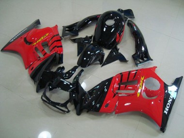 Schwarz Rot Honda CBR 600 F3 95-98 Motorrad Verkleidungen
