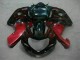 Schwarz Rot Suzuki GSXR 600 / 750 K1 K2 K3 01-03 Motorrad Verkleidungen