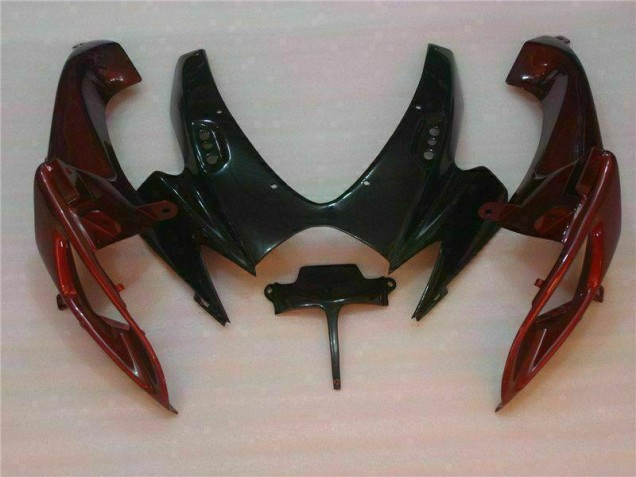 Schwarz Rot Suzuki GSXR 600 / 750 K6 06-07 Motorrad Verkleidung Schwarz Rot Suzuki GSXR 600 / 750 K6 06-07 Motorrad Verkleidung