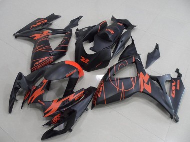 Schwarz Rot Suzuki GSXR 750 K6 06-07 Motorrad Vollverkleidung