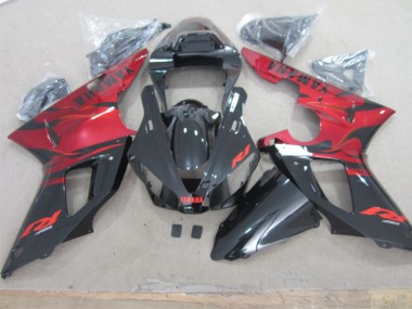 Schwarz Rot Yamaha R1 00-01 Motorrad Verkleidungen