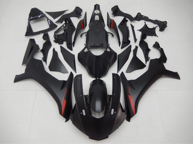 Schwarz Rot Yamaha R1 15-19 Motorrad Verkleidungen