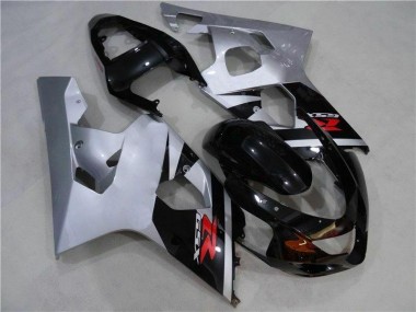 Schwarz Silber Suzuki GSXR 600 / 750 K4 04-05 Motorrad Verkleidungen
