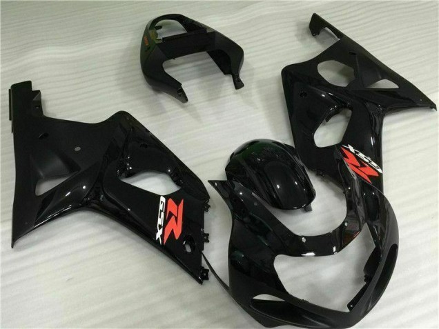 Schwarz Suzuki GSXR 1000 K1 00-02 Motorrad Verkleidungen Schwarz Suzuki GSXR 1000 K1 00-02 Motorrad Verkleidungen