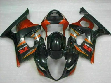 Schwarz Suzuki GSXR 1000 K3 03-04 Motorrad Verkleidungen Komplett Sets