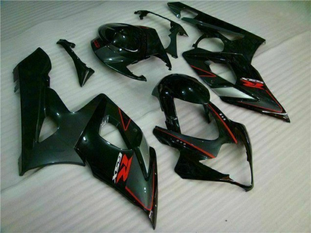 Schwarz Suzuki GSXR 1000 K5 05-06 Motorrad Vollverkleidung