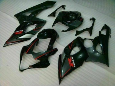 Schwarz Suzuki GSXR 1000 K5 05-06 Motorrad Vollverkleidung