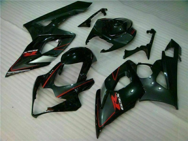 Schwarz Suzuki GSXR 1000 K5 05-06 Motorrad Vollverkleidung