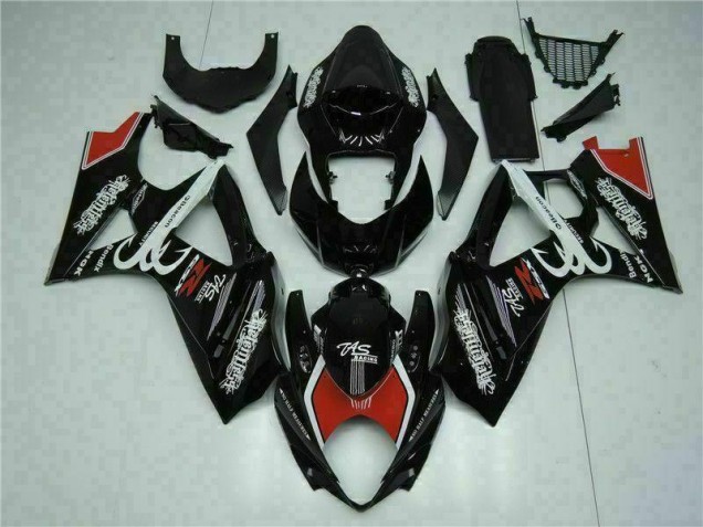 Schwarz Suzuki GSXR 1000 K7 07-08 Motorrad Verkleidungen Schwarz Suzuki GSXR 1000 K7 07-08 Motorrad Verkleidungen