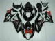 Schwarz Suzuki GSXR 1000 K7 07-08 Motorrad Verkleidungen Schwarz Suzuki GSXR 1000 K7 07-08 Motorrad Verkleidungen