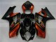 Schwarz Suzuki GSXR 1000 K7 07-08 Motorrad VollVerkleidungen & Plastik