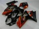 Schwarz Suzuki GSXR 1000 K7 07-08 Motorrad VollVerkleidungen & Plastik
