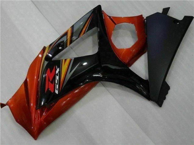 Schwarz Suzuki GSXR 1000 K7 07-08 Motorrad VollVerkleidungen & Plastik