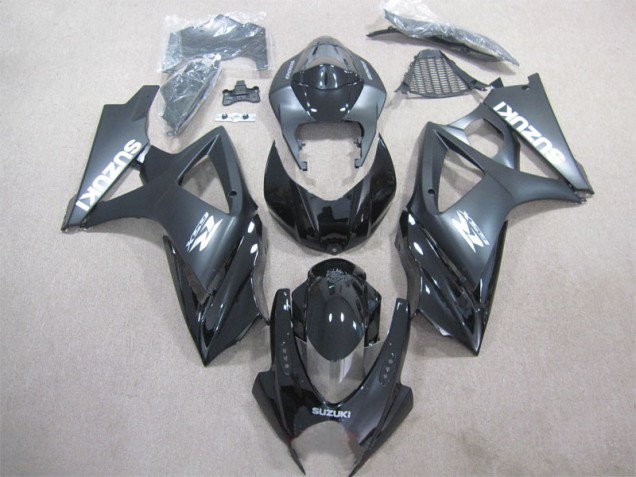 Schwarz Suzuki GSXR 1000 K7 07-08 Motorrad Vollverkleidung Schwarz Suzuki GSXR 1000 K7 07-08 Motorrad Vollverkleidung