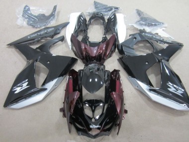 Schwarz Suzuki GSXR 1000 K9 09-16 Motorrad Verkleidungen Komplett Sets
