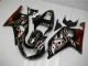 Schwarz Suzuki GSXR 600 / 750 K1 K2 K3 01-03 Motorrad Verkleidung Schwarz Suzuki GSXR 600 / 750 K1 K2 K3 01-03 Motorrad Verkleidung