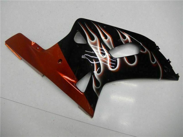 Schwarz Suzuki GSXR 600 / 750 K1 K2 K3 01-03 Motorrad Verkleidung Schwarz Suzuki GSXR 600 / 750 K1 K2 K3 01-03 Motorrad Verkleidung