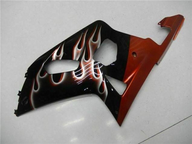 Schwarz Suzuki GSXR 600 / 750 K1 K2 K3 01-03 Motorrad Verkleidung Schwarz Suzuki GSXR 600 / 750 K1 K2 K3 01-03 Motorrad Verkleidung