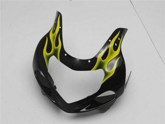 Schwarz Suzuki GSXR 600 / 750 K1 K2 K3 01-03 Motorrad Verkleidungen Komplett Sets