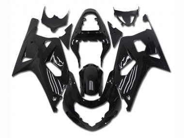 Schwarz Suzuki GSXR 600 / 750 K1 K2 K3 01-03 Motorrad VollVerkleidungen & Plastik