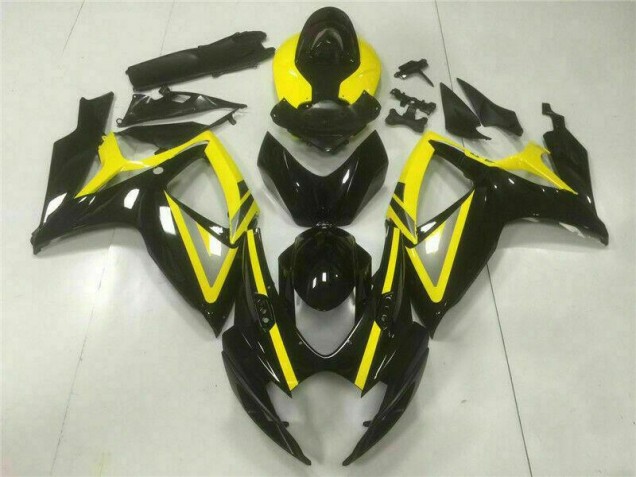 Schwarz Suzuki GSXR 600 / 750 K6 06-07 Motor Vollverkleidung Schwarz Suzuki GSXR 600 / 750 K6 06-07 Motor Vollverkleidung