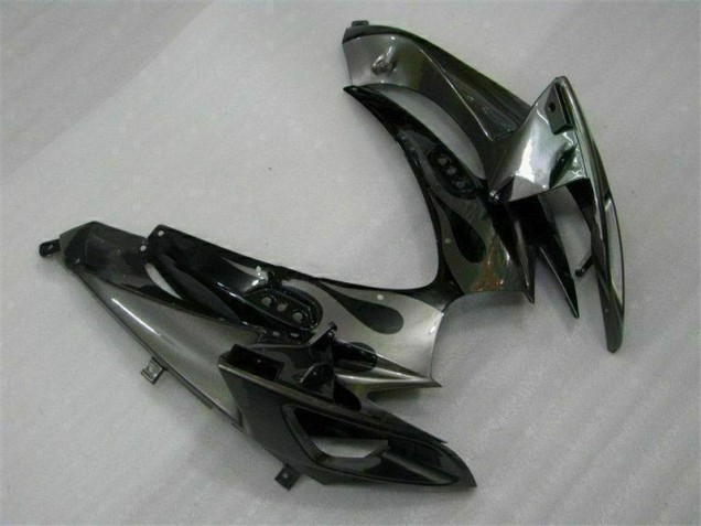 Schwarz Suzuki GSXR 600 / 750 K6 06-07 Motorrad Verkleidung & Plastik
