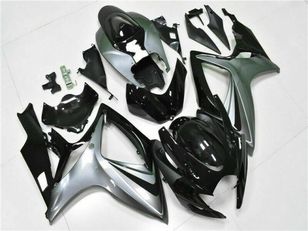 Schwarz Suzuki GSXR 600 / 750 K6 06-07 Motorrad Vollverkleidung Schwarz Suzuki GSXR 600 / 750 K6 06-07 Motorrad Vollverkleidung