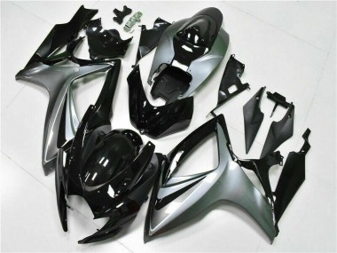 Schwarz Suzuki GSXR 600 / 750 K6 06-07 Motorrad Vollverkleidung