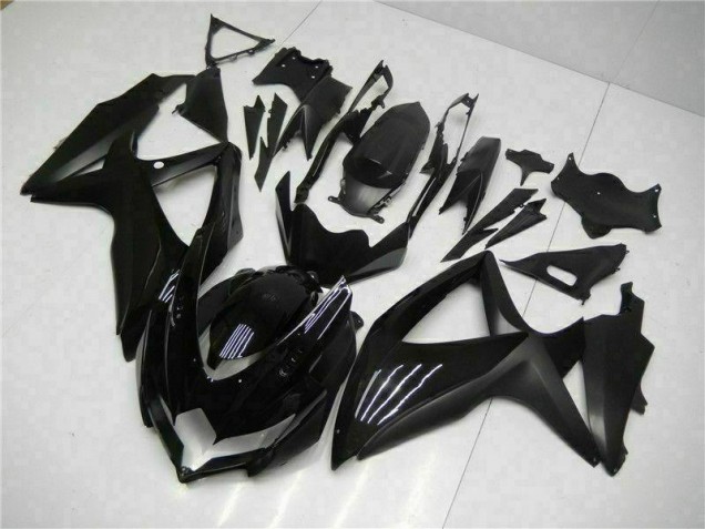 Schwarz Suzuki GSXR 600 / 750 K8 08-10 Motorrad Verkleidung Schwarz Suzuki GSXR 600 / 750 K8 08-10 Motorrad Verkleidung
