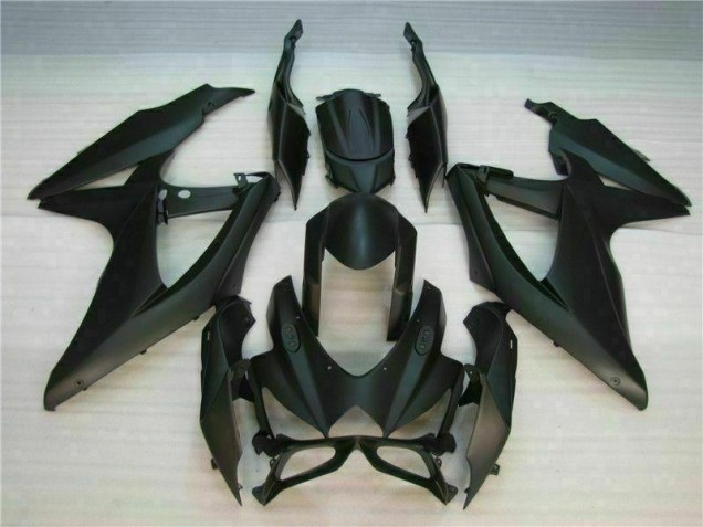 Schwarz Suzuki GSXR 600 / 750 K8 08-10 Motorrad Verkleidungen Schwarz Suzuki GSXR 600 / 750 K8 08-10 Motorrad Verkleidungen